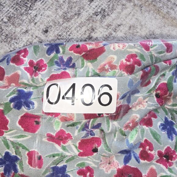 Logo Lori Goldstein Tunic Top Womens 2XL Floral Super Soft Lace Hem Stretch Boho - Picture 10 of 11